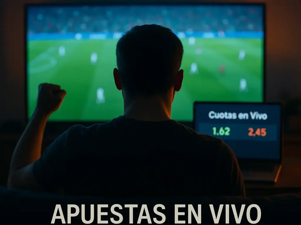 Concepto de apuestas en vivo en el Mundial 2026 con cuotas cambiando en tiempo real y datos dinámicos