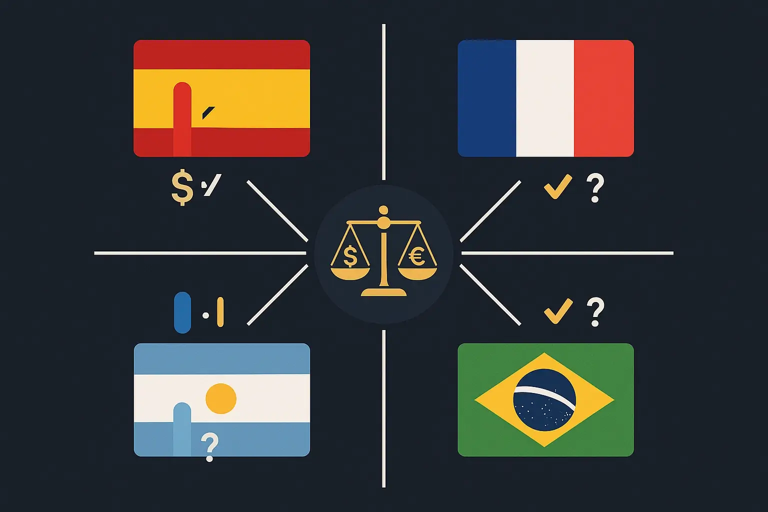 Comparativa estratégica de los cuatro favoritos del Mundial 2026 para encontrar valor en apuestas