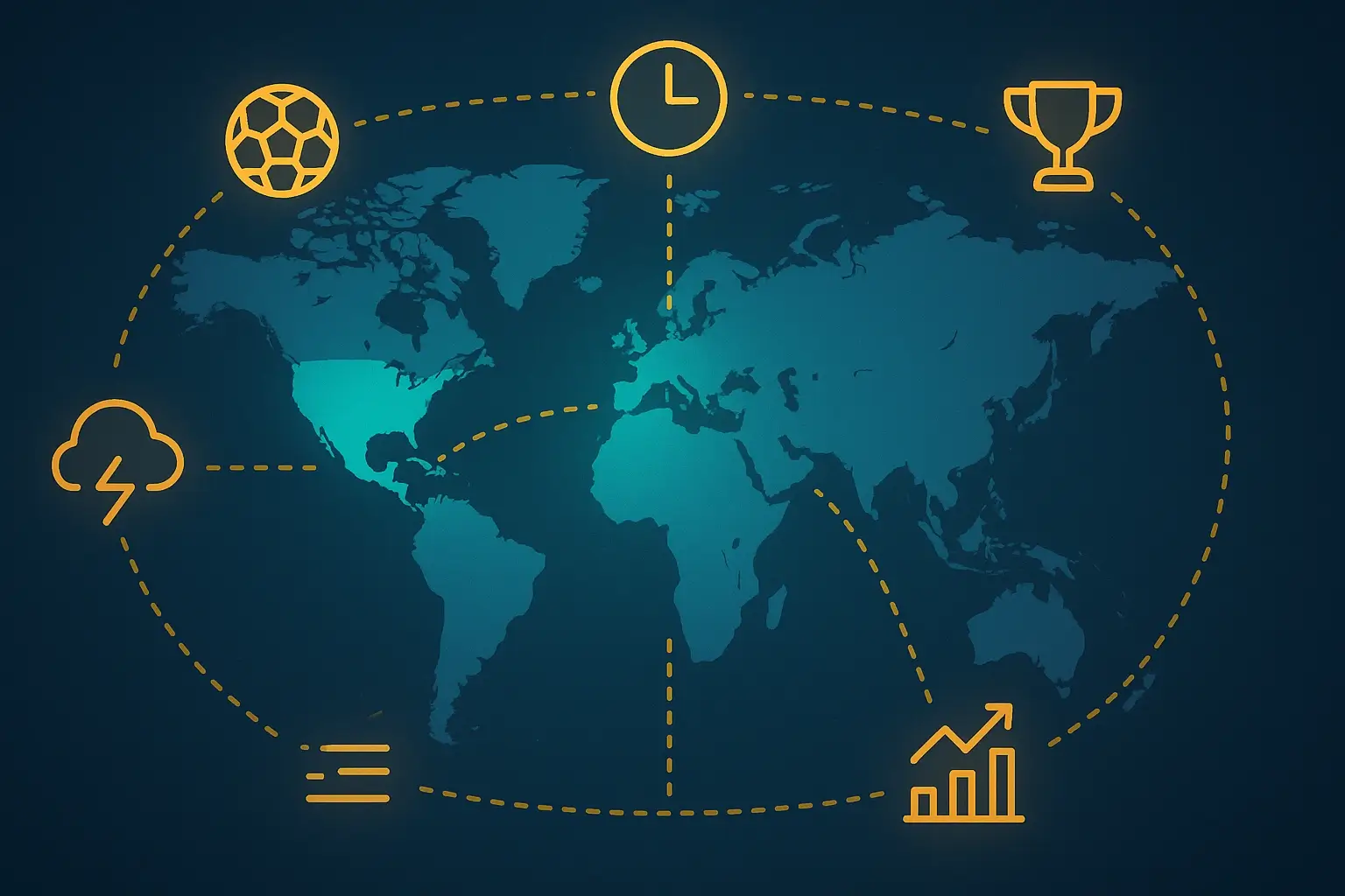 Mapa de oportunidades de value betting en diferentes mercados del Mundial 2026 en Norteamérica